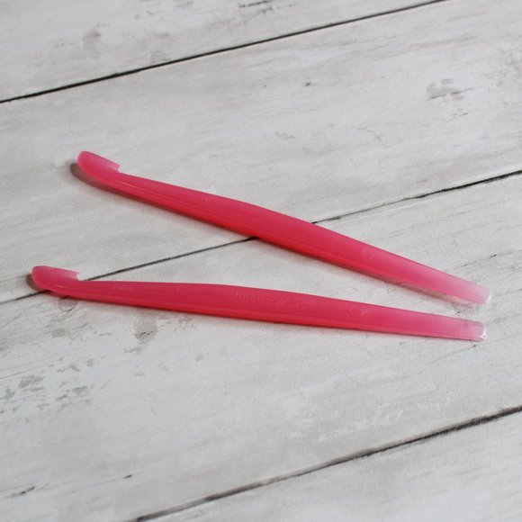 Tupperware NEW Citrus Peeler Set of 2 Pink Lot - Picture 1 of 2